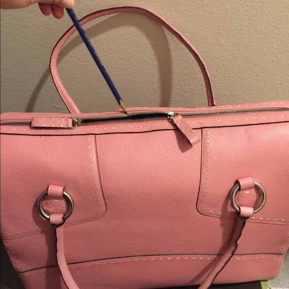 Large BCBG MaxAzria leather Weekend bag - Picture 8 of 8